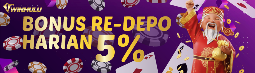 BONUS REDEPO 5% TO HANYA 1x